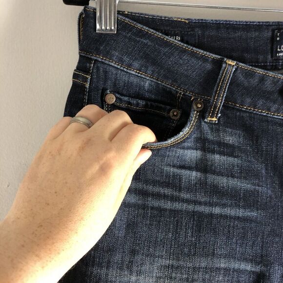Lucky Brand Womens Size 6/28 Lolita Capri Jeans Mid‎ Rise Dark Wash Minimalist - Picture 3 of 14